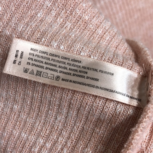 Anthropologie‎ Postmark Rosalie Pink Knit Hoodie XS - Picture 6 of 6